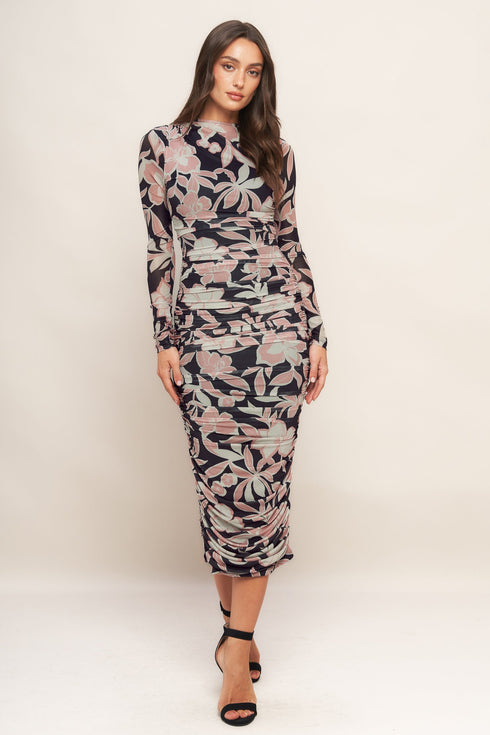 muted-romance-powr-mesh-midi-dress Flying Tomato-Sophia's StyleDRESSES-1